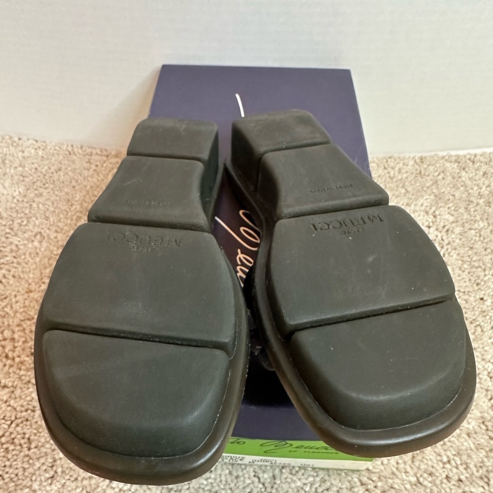 Vintage Sesto Meucci Black Beaded Slide Sandals, size 4.5M, pre loved - Picture 5 of 6
